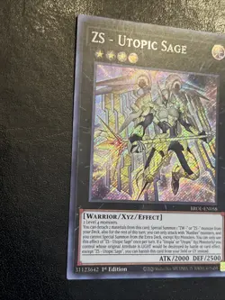Yu-Gi-Oh TCG ZS Utopic Sage BROL EN058 NM - Image 2