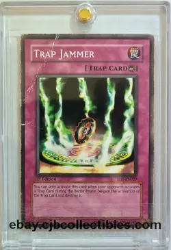 Yu-Gi-Oh! TRAP JAMMER SD1-EN027 1st Edition Structure Deck: Dragon's Roar 🍒 - Image 1