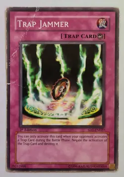 Yu-Gi-Oh! TRAP JAMMER SD1-EN027 1st Edition Structure Deck: Dragon's Roar 🍒 - Image 2