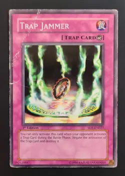 Yu-Gi-Oh! TRAP JAMMER SD1-EN027 1st Edition Structure Deck: Dragon's Roar 🍒 - Image 4