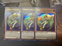Yugioh 3x Lunalight Kaleido Chick First Edition Ultra Rare BLHR-EN068 - Image 1