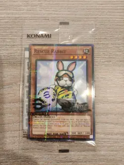 Rescue Rabbit + Neymar Jr EFC1-EN001 Sealed EFC1-EN001 Promo eFootball Yugioh - Image 1