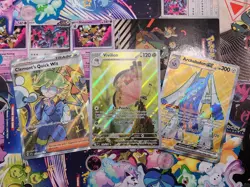 Pokemon TCG Surging Sparks Lot Of 3 Illustration Rare And Full Art Cards All NM - Image 1
