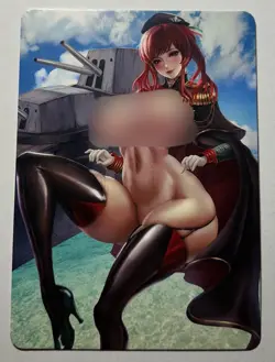 SEXY HEROINE WAIFU Zara AZUR LANE ACG PREMIUM HOLOFOIL CARD NM - Image 2