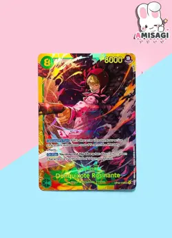 One Piece Card Game - Donquixote Rosinante OP04-119 SEC Englisch Foil Karte TCG - Image 1