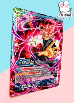 Dragon Ball Trading Card - Goku Black SS Rose Beginning EX22-01 EX Foil Karte - Image 2