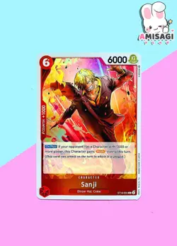 One Piece Card Game - Sanji ST10-004 C Englisch Foil Karte TCG Anime Manga - Image 1