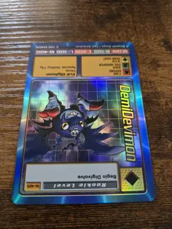 Vintage Digimon CCG Battle Series 1 Holo Card Demidevimon ST-42S - Image 5