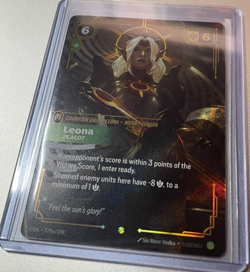 Riftbound Leona Zealot Champion English card 079a/298 Alternate Art - Image 3