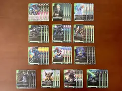 GUNDAM Trading Card Game LOT of 82 PlaySets / Random Cards from Set 1 & 2 (500+) - Image 3