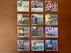 GUNDAM Trading Card Game LOT of 82 PlaySets / Random Cards from Set 1 & 2 (500+) - Image 5