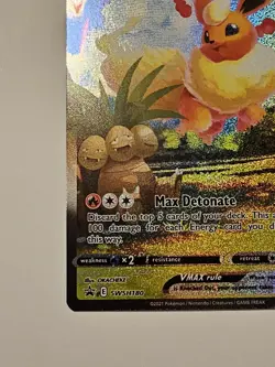 Pokemon TCG Flareon VMAX SWSH Black Star Promo Holo Card SWSH180 - Image 3