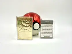 Pokemon Togepi 23k Gold Plated Trading Card Burger King Promo Vintage 1999 - Image 1