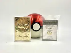 Pokemon Togepi 23k Gold Plated Trading Card Burger King Promo Vintage 1999 - Image 2