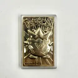Pokemon Togepi 23k Gold Plated Trading Card Burger King Promo Vintage 1999 - Image 3