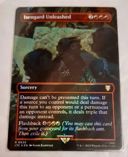 Lord of The Rings MTG LOTR Various Surge Foil Scene Cards x 10 - Image 2