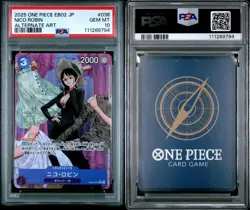 One Piece Cards PSA 10 Nico Robin EB02-036 ANIME 25TH COLLECTION JPN - Image 1