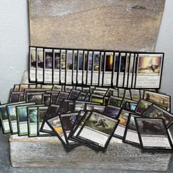 Lot of 80 Magic The Gathering Deckmaster Collection Cards 3 1/2"x2 1/2" - Image 1