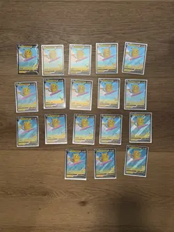 Pokemon TCG Celebrations Surfing Pikachu V Card Lot Of 18 - Image 1