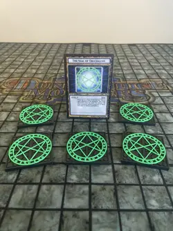 Yugioh Dungeon Dice Monsters Custom Seal Of Orichalcos Set (5x LG Tiles/1 Card) - Image 1
