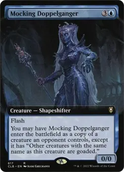 ~ Mocking Doppelganger (Extended Art) ~ NM ~ ~ MTG ~ - Image 1