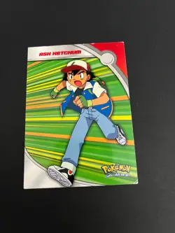 Topps Ash Ketchum HV1 Trading Cards Pokemon Animation Edition Blue Logo - Image 1