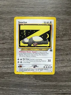 Pokemon TCG Snorlax Z Black Star Promo 49 WOTC 1999 Vintage Card Sleeping #49 - Image 1