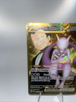 Pokemon TCG Team Rockets Mewtwo EX Double Rare Card 081/182 Destined Rivals - Image 3
