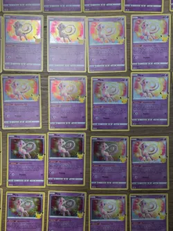 Mew 011/025 Pokemon TCG Celebrations (2021) - NM- Holo Rare Card Lot of 44 - Image 2