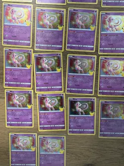 Mew 011/025 Pokemon TCG Celebrations (2021) - NM- Holo Rare Card Lot of 44 - Image 3
