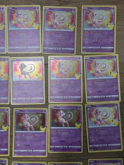 Mew 011/025 Pokemon TCG Celebrations (2021) - NM- Holo Rare Card Lot of 44 - Image 4