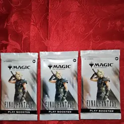 Magic The Gathering Final Fantasy Play Booster X3 - Image 1