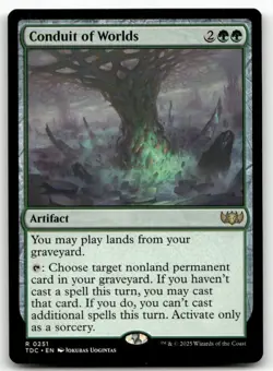 Conduit of Worlds #251 MTG Tarkir Dragonstorm TDC NM X1 - Image 1