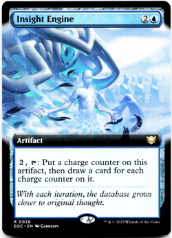 Insight Engine (Extended Art) - [Commander: Edge of Eternities] MTG Magic - NM/M - Image 3