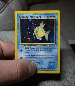 Pokemon TCG Shining Magikarp double Holo ERROR Rare 66/64 - Image 2