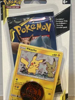 Pokemon TCG Pikachu SM162 Team Up Holo Blister NM/Mint Condition Sealed Mimikyu - Image 3