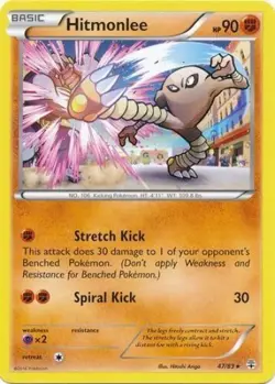 Pokemon TCG - Hitmonlee - 47/83 - Rare - Generations [Near Mint] - Image 1