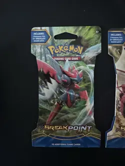 Pokemon TCG XY Breakpoint Sleeved Booster Pack Full Art Set 4 Packs - Image 2