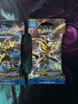 Pokemon TCG XY Breakpoint Sleeved Booster Pack Full Art Set 4 Packs - Image 5
