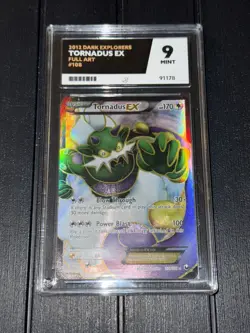 Pokemon B&W Dark Explorers - Tornadus EX - 108/108 - Full Art Holo - ACE 9 - Image 3