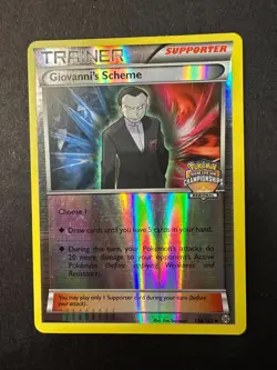 Pokemon - Giovanni's Scheme 138/162 - Stamped Regional Championships - Image 1