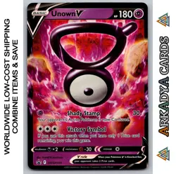 Unown V - SWSH300 - SWSH Black Star Promos - 2023 Pokemon - NM - Image 1