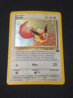 Eevee 11/53 Wotc Black Star Promo Holo Pokemon TCG LIGHT PLAYED - Image 1
