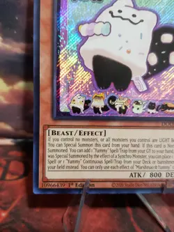 Yu-Gi-Oh! TCG Marshmao Yummy Secret Rare DOOD-EN024 1st Edition Near Mint - Image 3