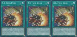 3x R.B. Funk Dock | DUAD-EN095 | SR | 1st Ed | NM | YuGiOh - Image 1