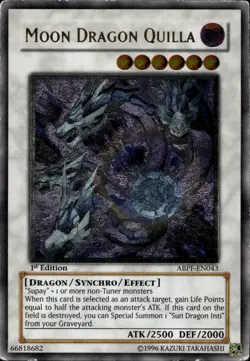Moon Dragon Quilla NA 1st Ed Ultimate Rare ABPF-EN043 Yu-Gi-Oh! - Image 1