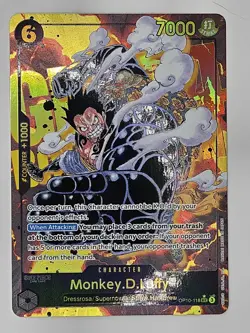 OP10-118 Monkey.D.Luffy SEC Alt Art One Piece TCG English Card - Image 1