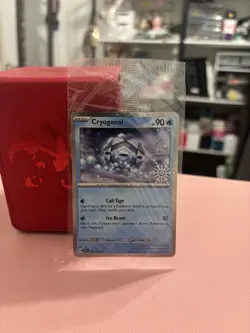 Cryogonal 2025 Pokemon Scarlet & Violet Promo Cards 047/191 Holiday Promo SEALED - Image 1