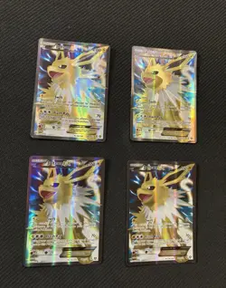 Pokemon TCG Jolteon EX Full Art 28a/83 Generations Card Lot Of 4 - Image 1