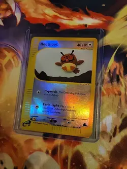 Pokemon TCG Card English e-Series Skyridge Hoothoot 65/144 Reverse Holo - Image 2